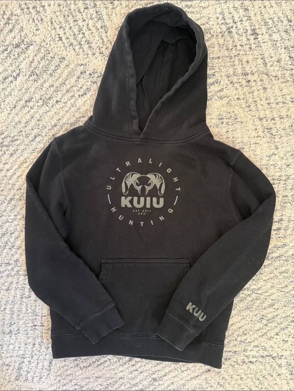 KUIU Black Hoodie